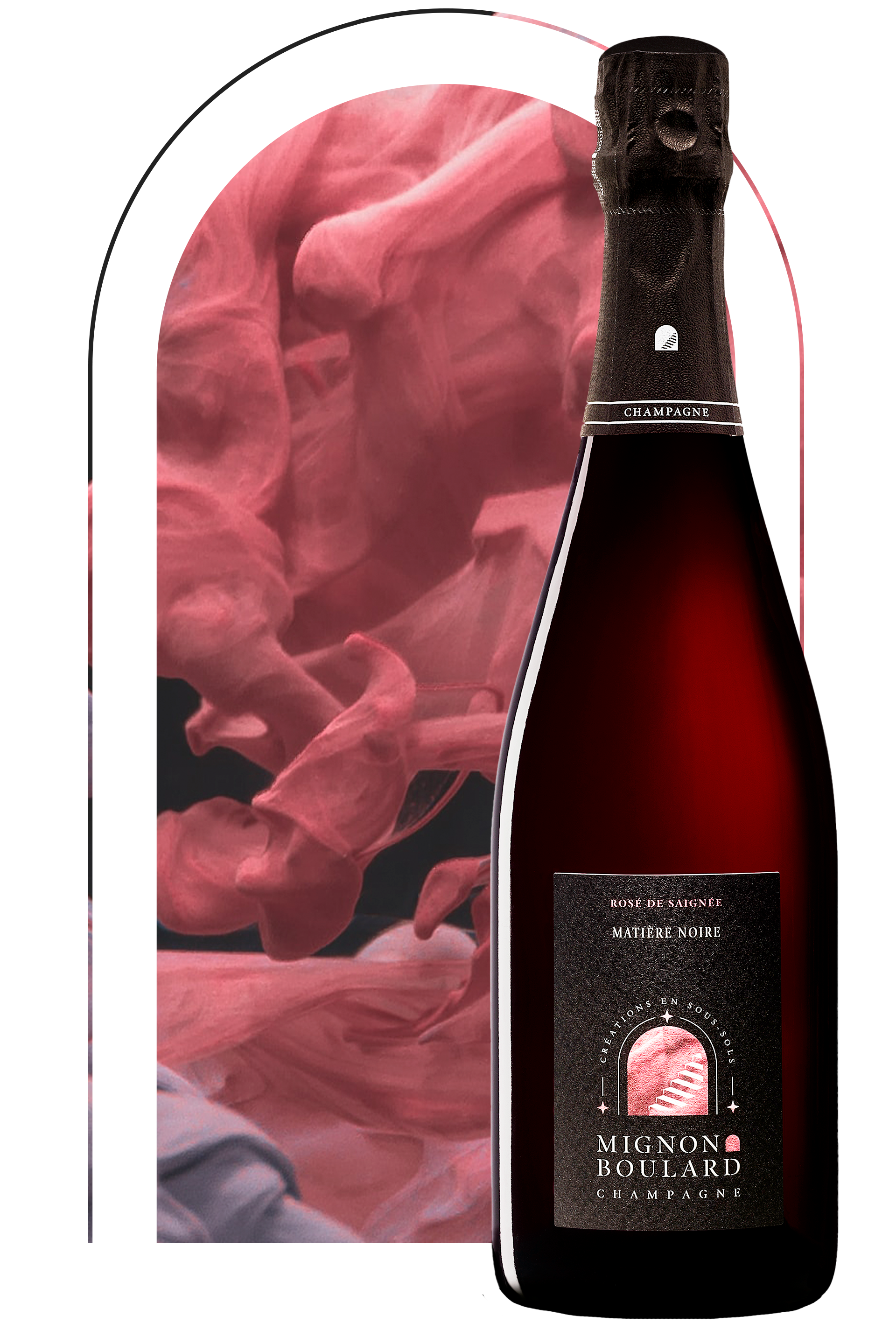 CHAMPAGNE MIGNON BOULARD Matière Noire Rosé de Saignée