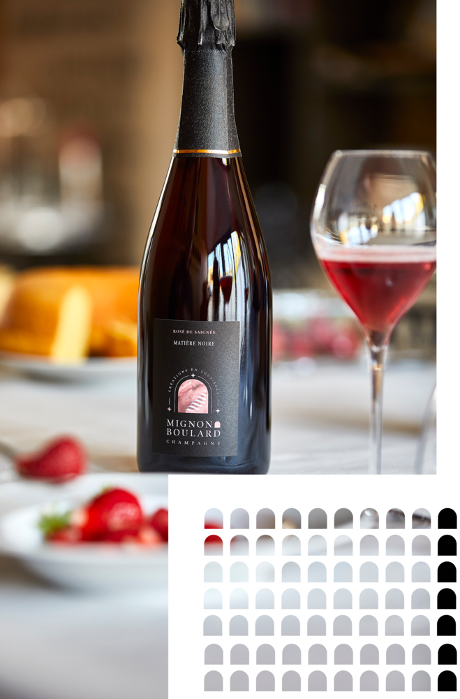 CHAMPAGNE MIGNON BOULARD Matière Noire Rosé de Saignée